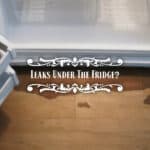 Causes for Leaks Under the Fridge