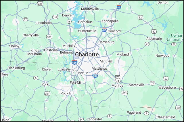 South End Plumbing Services Coverage Area 2