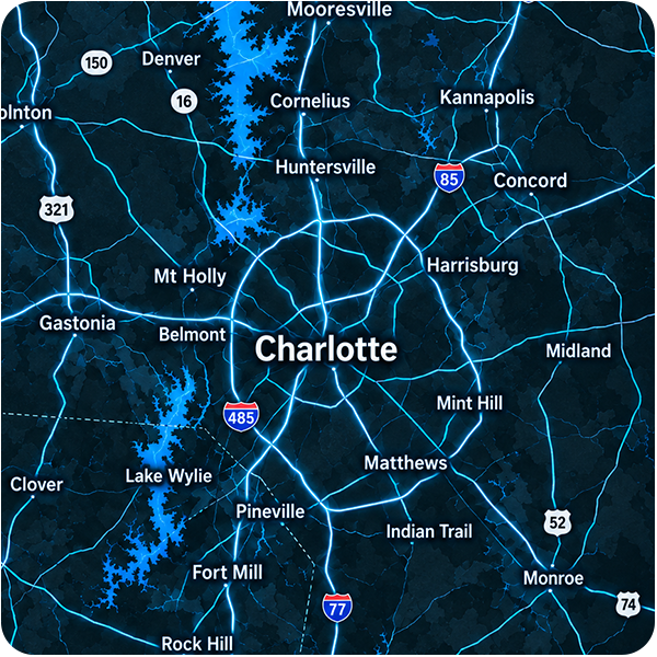 Plumbing Service Areas Map